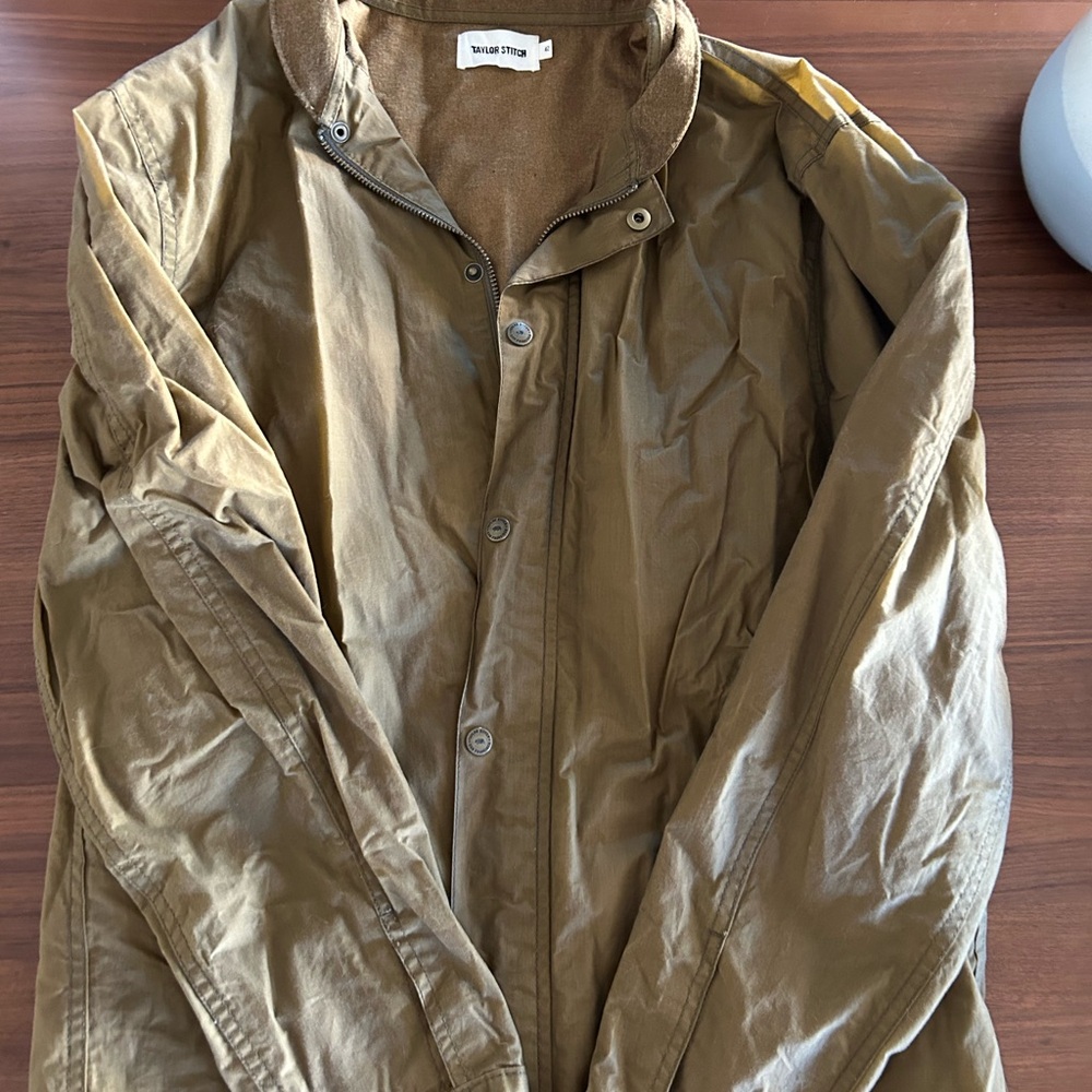 Taylor Stitch Men's Tan Wax Lightweight Jacket